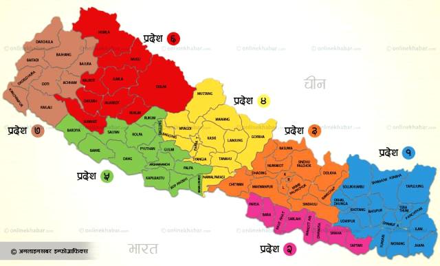 Map of Nepal